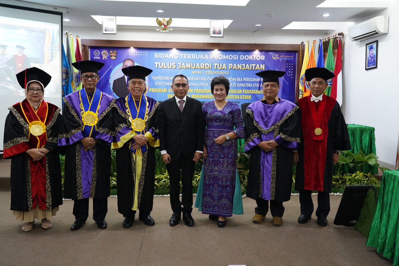 Tulus Januardi Tua Panjaitan Resmi Raih Gelar Doktor Hukum dari UMSU